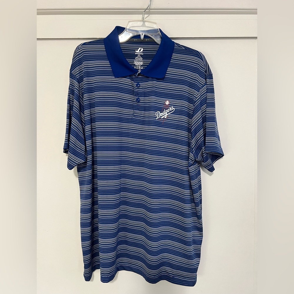 Dynasty DODGERS Striped Blue Shirt XL